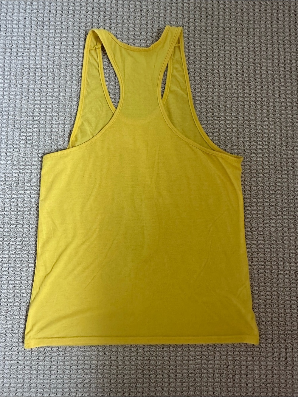Gold's Gym Yellow Muscle Tank Top - Picture 2 of 3